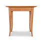 A Classic Shaker Flare Leg Square Solid Top Table crafted from hardwoods, made by Lyndon Furniture.