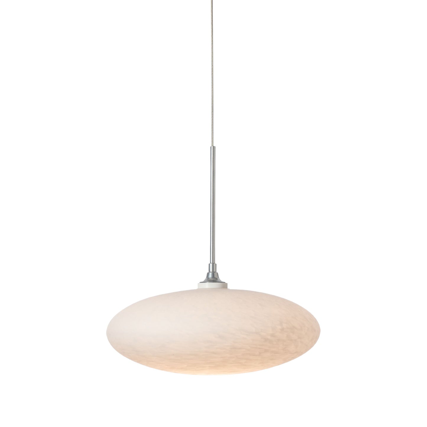 Clouds Low Voltage Mini Pendant lighting fixture by Hubbardton Forge, showcasing elegant, handcrafted design and artisan craftsmanship.