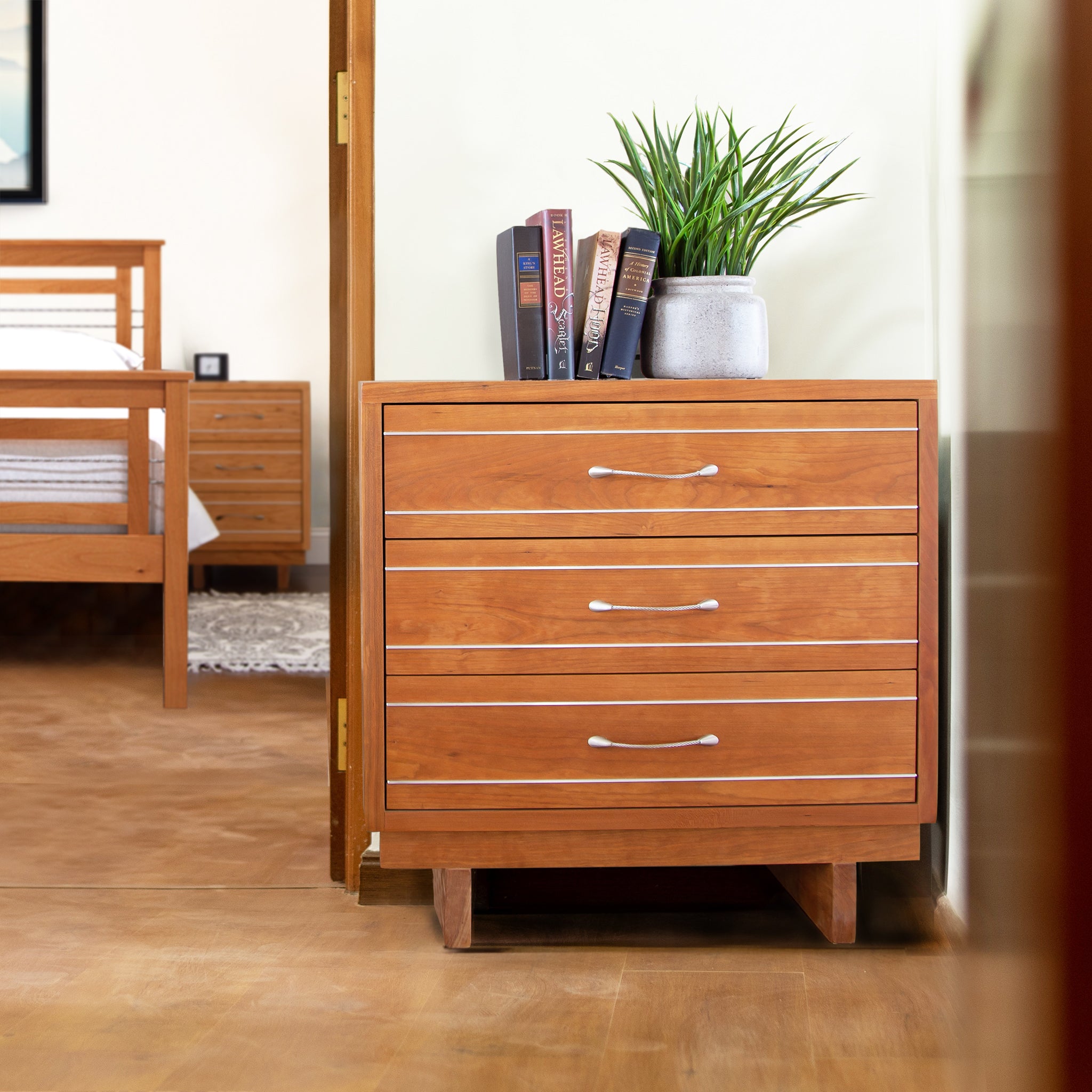 Contemporary Cable 3-Drawer Chest – Made in Vermont – Vermont