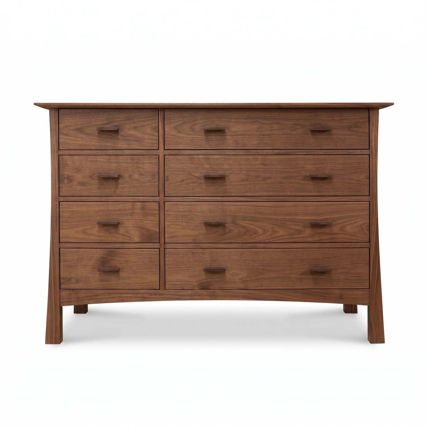 Contemporary Craftsman 8-Drawer Dresser by Vermont Furniture Designs, handcrafted in America, featuring solid wood and fine craftsmanship.
