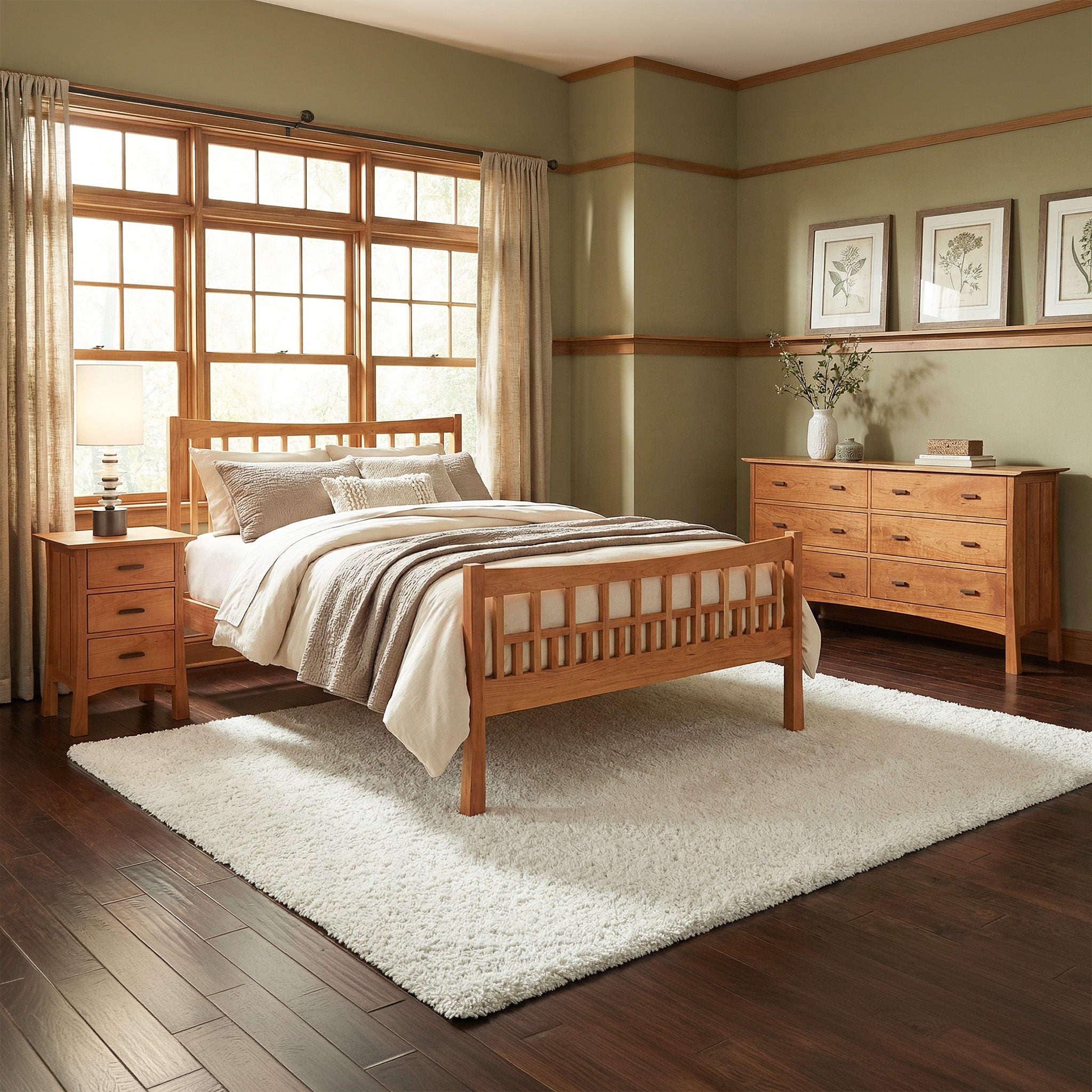 Contemporary Craftsman 6-Drawer Dresser – Vermont Woods Studios