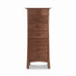 Contemporary Craftsman 7-Drawer Lingerie Chest by Vermont Furniture Designs, crafted in solid cherry, showcasing fine American craftsmanship.