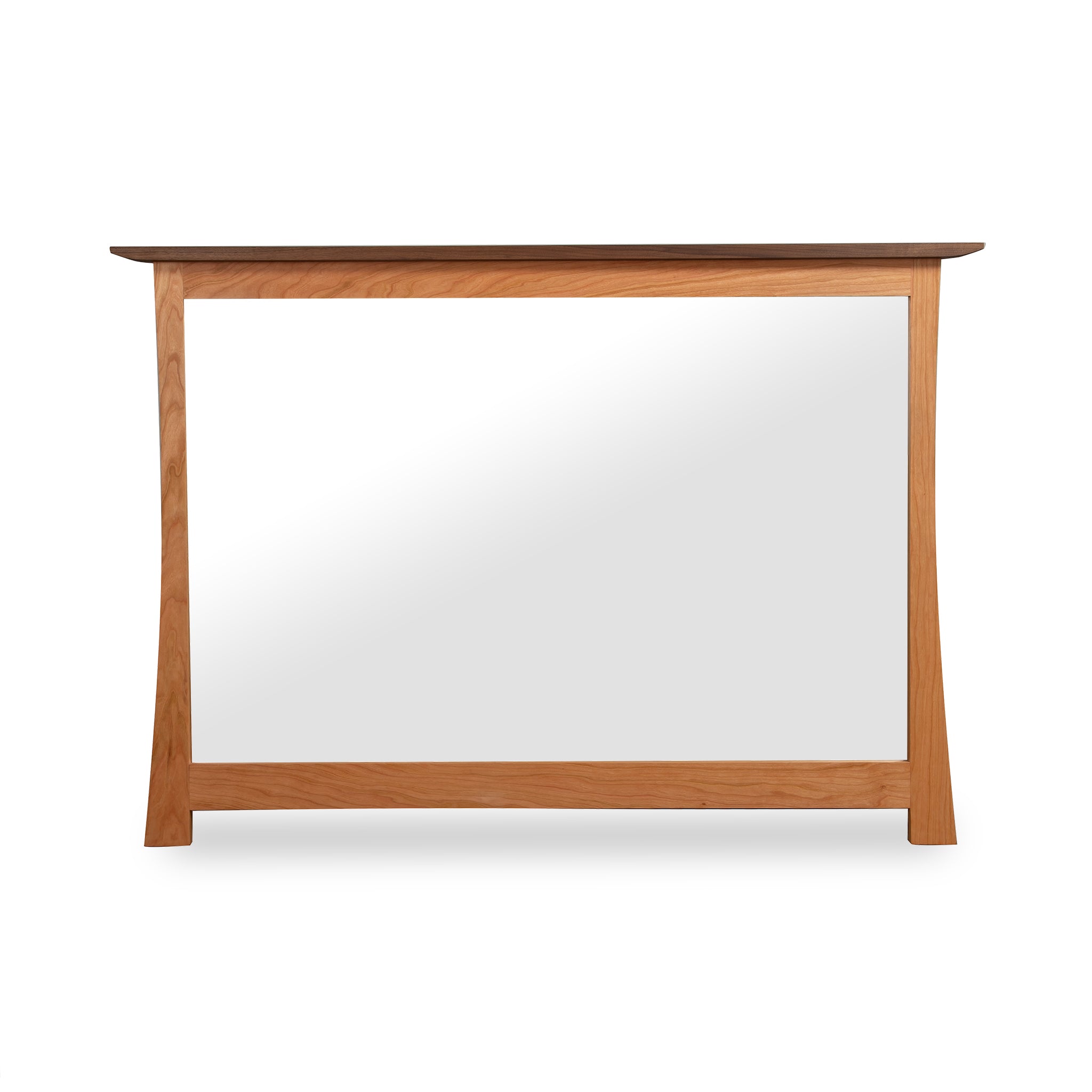 Contemporary Craftsman Mirror – Solid Wood, Made in Vermont