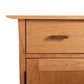 Close-up of Contemporary Craftsman Sideboard drawer by Vermont Furniture Designs, showcasing fine American-made craftsmanship and quality.