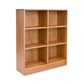 A Lyndon Furniture Contemporary Wide Bookcase on a white background.