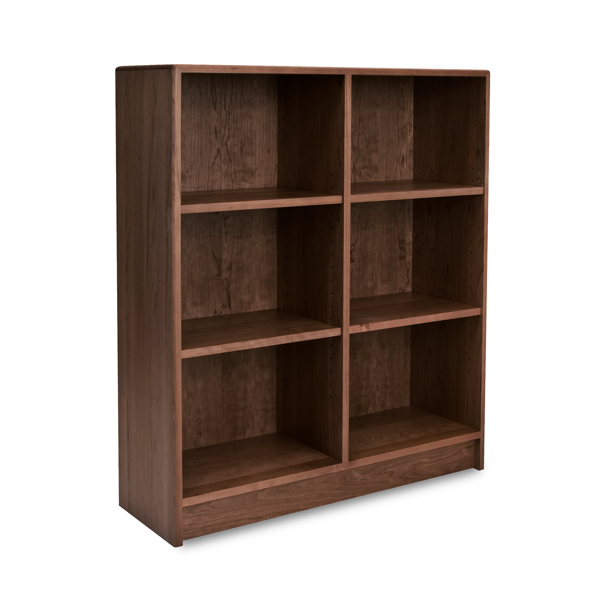 Contemporary Wide Bookcase by Lyndon Furniture Vermont Woods Studios