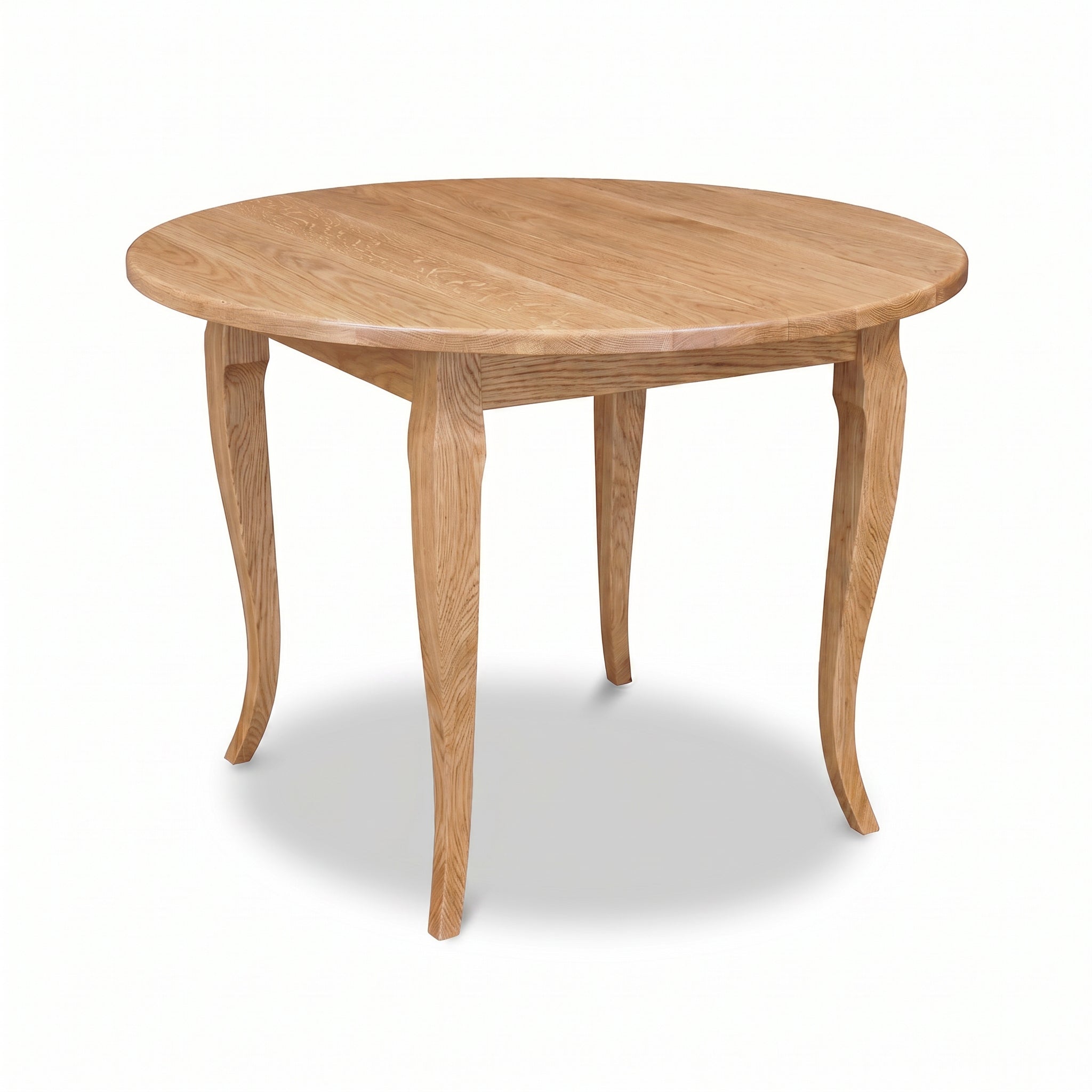 French Country Round Solid Top Table – Made in Vermont – Vermont