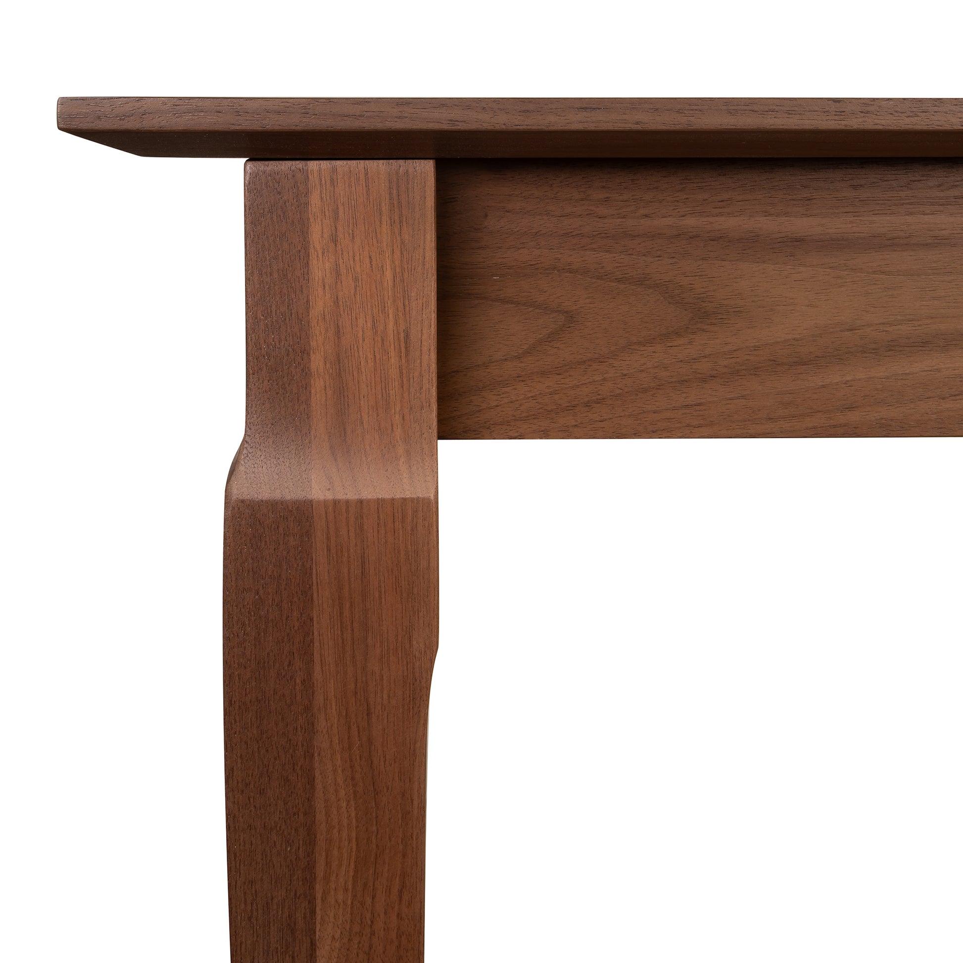 Lyndon Furniture French Country Sofa Table in clearance, highlighting handcrafted wood grain and Vermont-made finish, premium American craftsmanship.