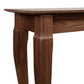 French Country Sofa Table by Lyndon Furniture in solid hardwood with a natural finish, showcasing classic American craftsmanship and elegant design.