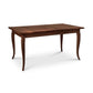 A French Country Solid Top Dining Table with a wooden top and legs made by Lyndon Furniture.