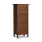 A wooden seven-drawer Heartwood Shaker lingerie chest by Vermont Furniture Designs standing against a white background.