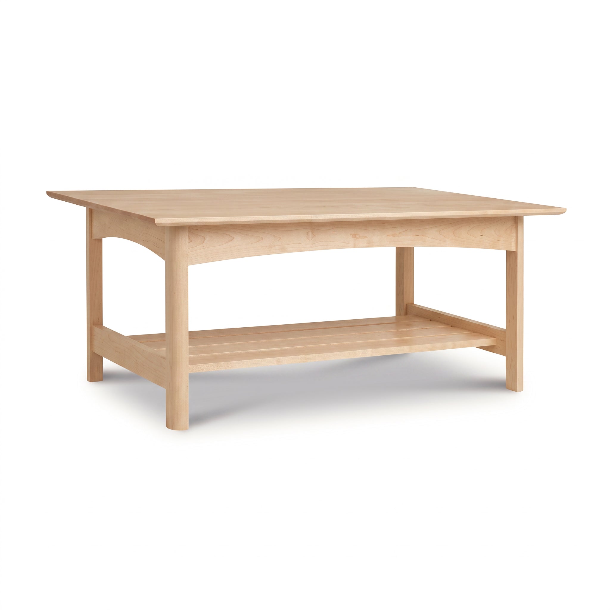 Heartwood Shaker Coffee Table – Solid Wood, Made in Vermont