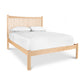 Heartwood Shaker Low Footboard Bed by Vermont Furniture Designs with handcrafted slatted headboard and platform base, American made quality.