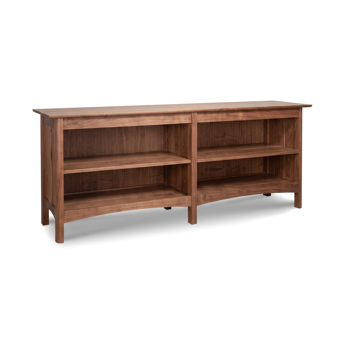 Small Bookcase Console Heartwood Shaker Open Console Bookcase by Vermont Furniture Designs ...