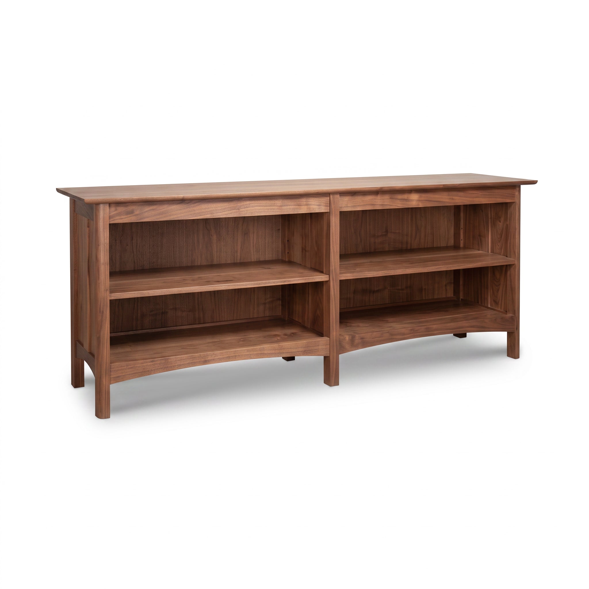 Heartwood Shaker Open Console Bookcase – Made in Vermont – Vermont