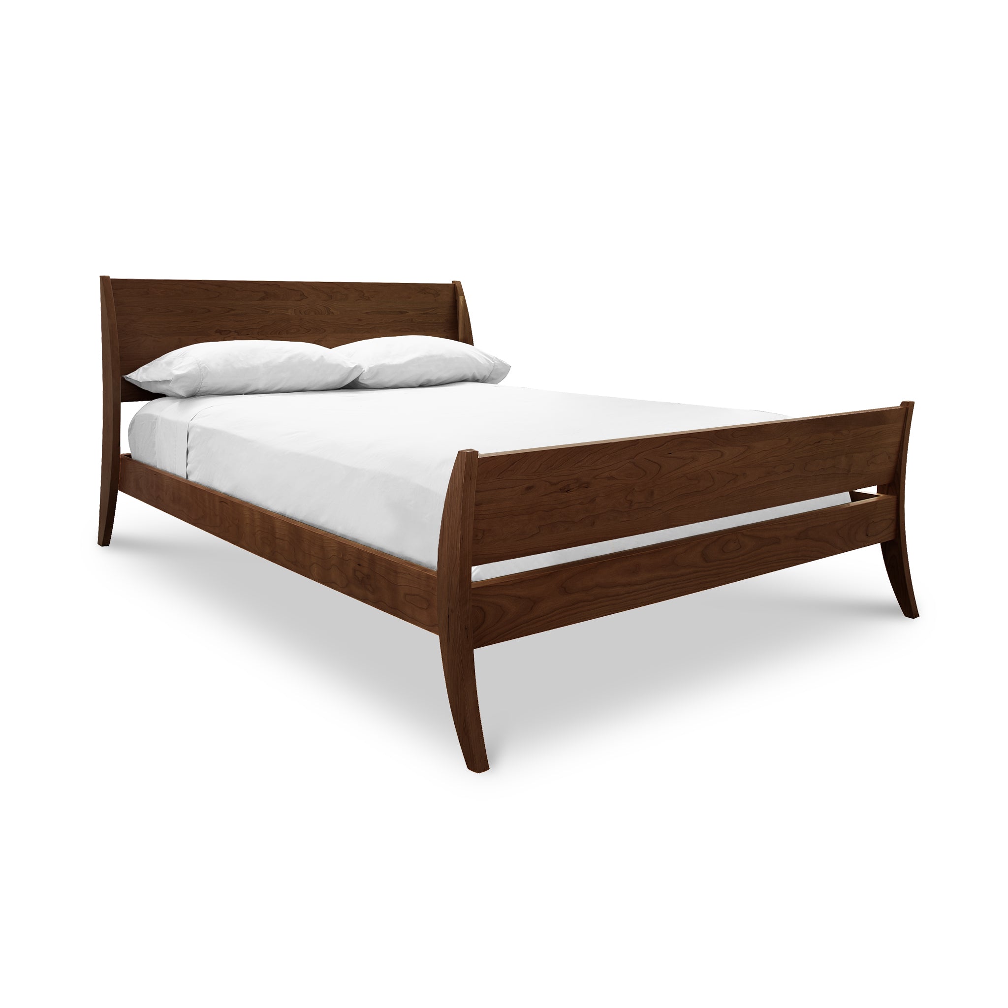 Walnut deals sleigh bed