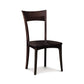Ingrid Chair by Copeland Furniture crafted from solid cherry wood with elegant curved backrest and sturdy legs, highlighting fine American craftsmanship.
