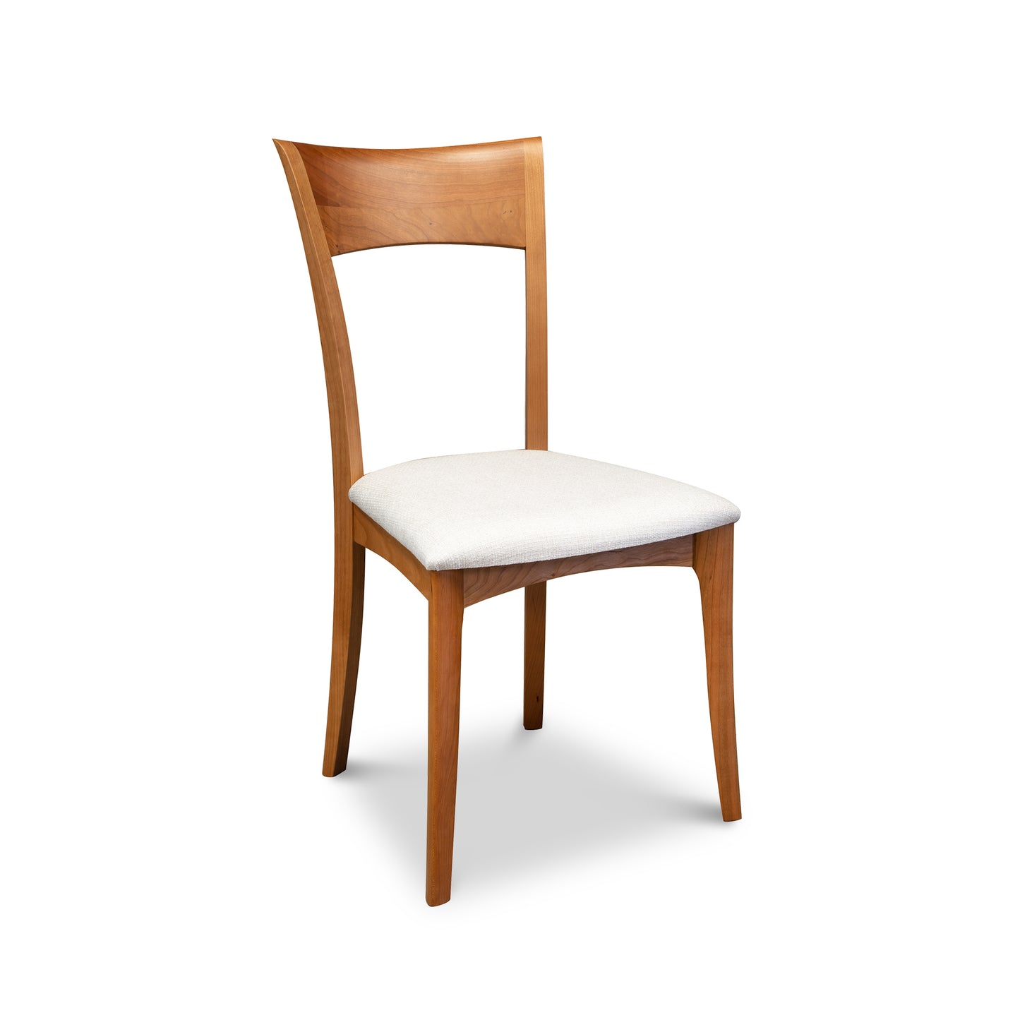 An Ingrid Shaker dining chair from Copeland Furniture with a white seat.