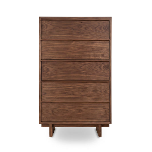Kipling 5-Drawer Chest by Vermont Furniture Designs, crafted from solid hardwood, showcasing fine craftsmanship and American-made quality.