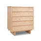 Kipling 5-Drawer Wide Chest by Vermont Furniture Designs, handcrafted in solid hardwood for a modern, minimalist look.