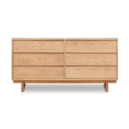 Kipling 6-Drawer Dresser by Vermont Furniture Designs showcasing its minimalist design and sturdy legs, ideal for modern decor.