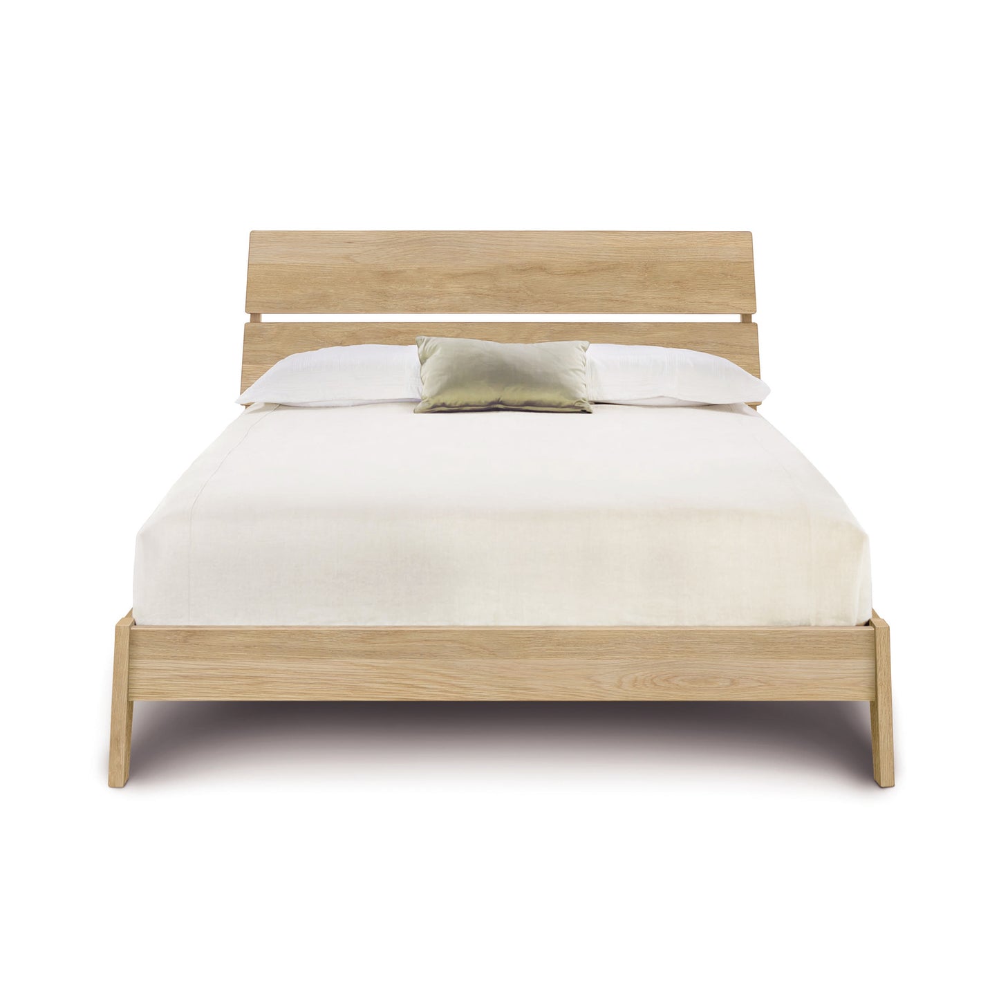 The Copeland Furniture Linn Oak Platform Bed is a durable and eco-friendly piece of sustainable furniture.