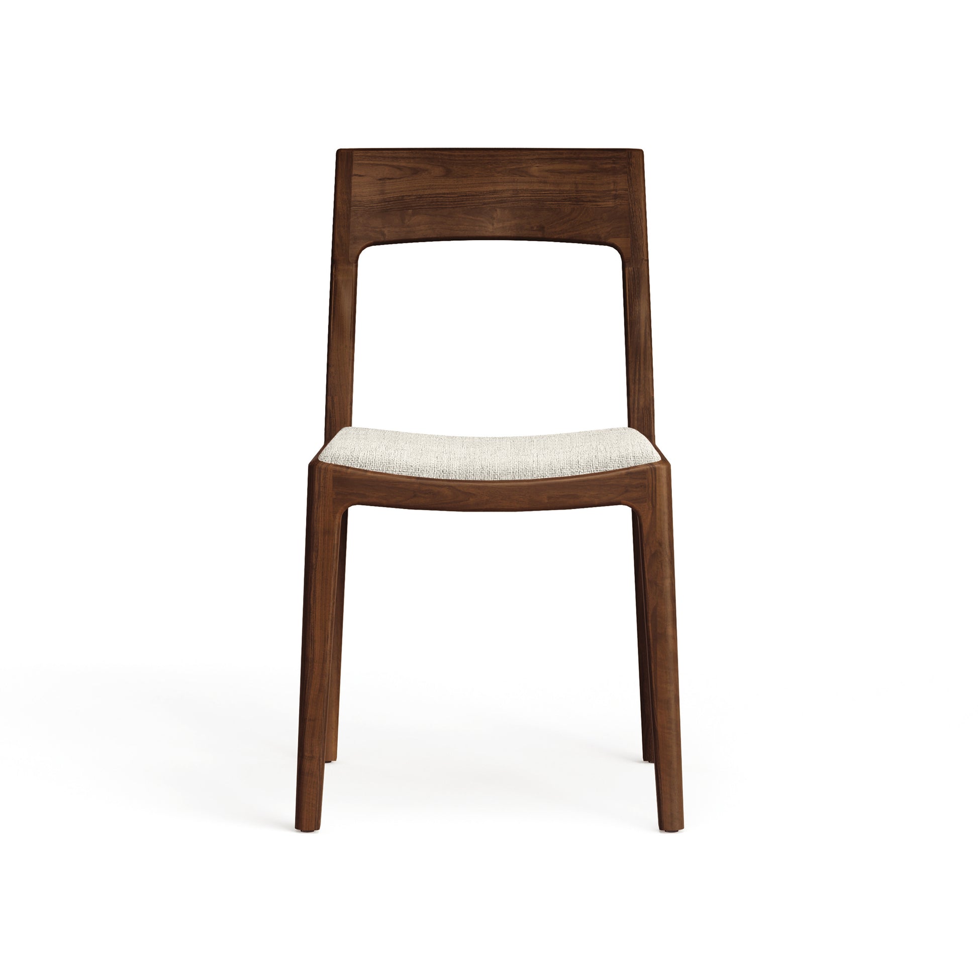 Lisse Dining Chair by Copeland Furniture with a rectangular backrest, expertly handcrafted in Vermont from premium wood.