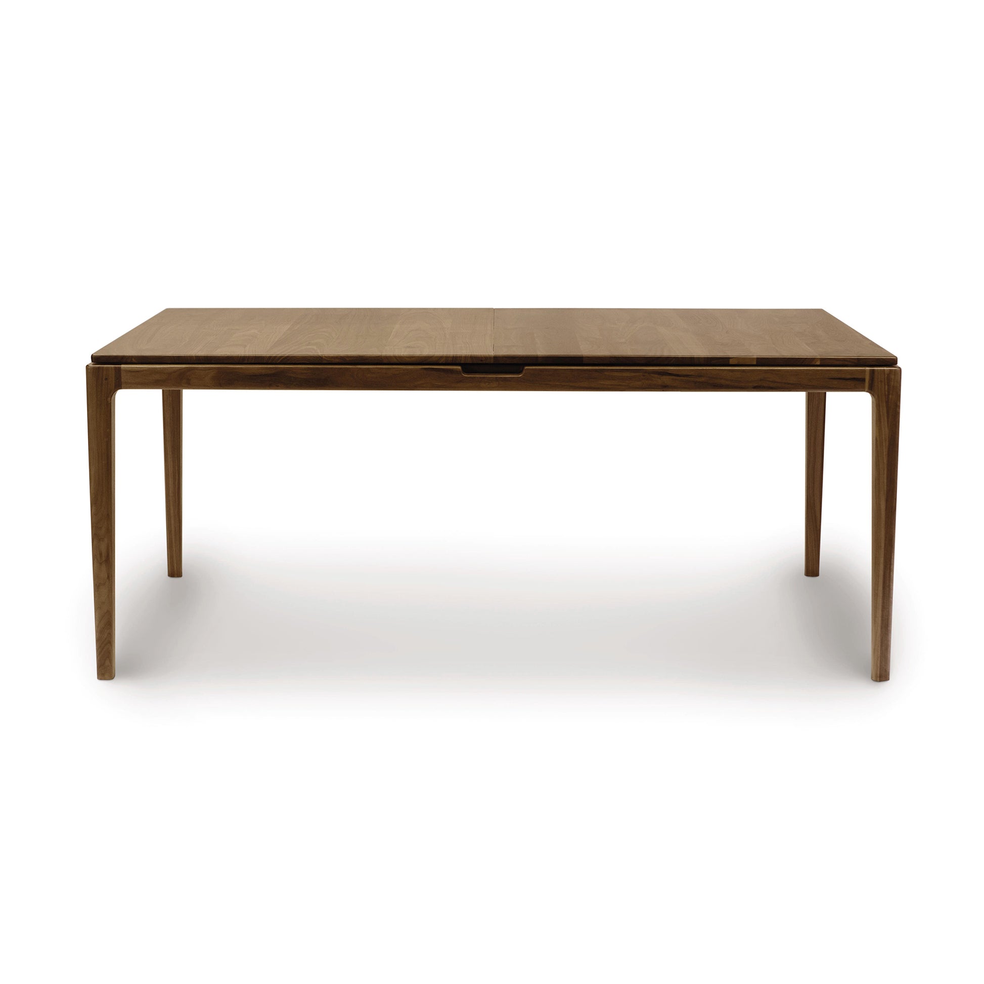 An eco-friendly Copeland Furniture Lisse Extension Dining Table isolated on a white background.