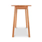 Manchester Cherry Compact Desk by Vermont Woods Studios in solid wood with four angled legs, showcasing modern American craftsmanship. Clearance item.
