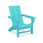 A teal POLYWOOD® Modern Adirondack chair on a white background.