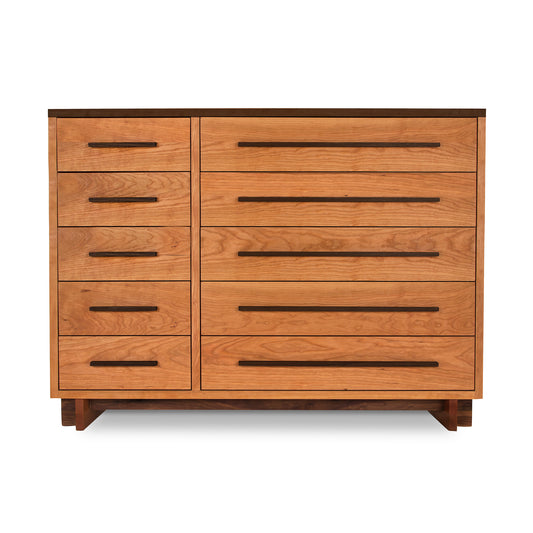 A Modern American 10-Drawer Dresser #2 with drawers made by Vermont Furniture Designs.