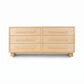 Modern American 6-Drawer Dresser #1 by Vermont Furniture Designs, crafted from natural hardwood with a sleek, minimalist design.