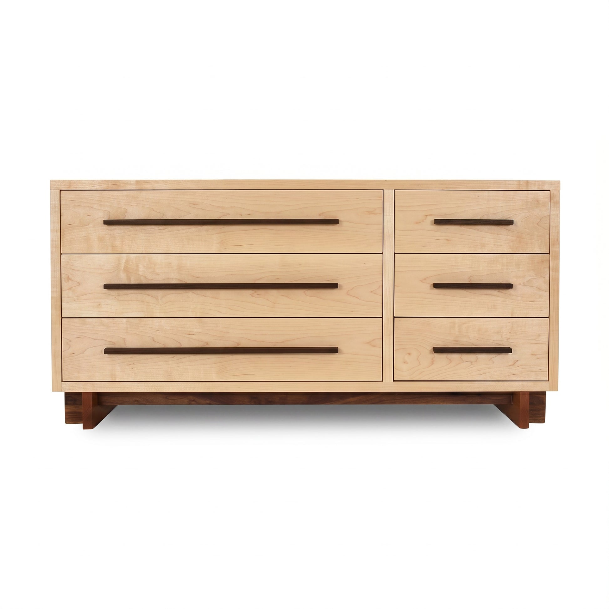 Modern American 6-Drawer Dresser #2 by Vermont Furniture Designs, crafted in solid wood with sleek horizontal handles and a contemporary look.