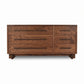 Modern American 6-Drawer Dresser #2 by Vermont Furniture Designs in solid wood, highlighting craftsmanship and quality American made furniture.