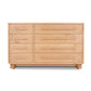 Modern American 8-drawer dresser by Vermont Furniture Designs, crafted in solid wood with a sleek, contemporary design.