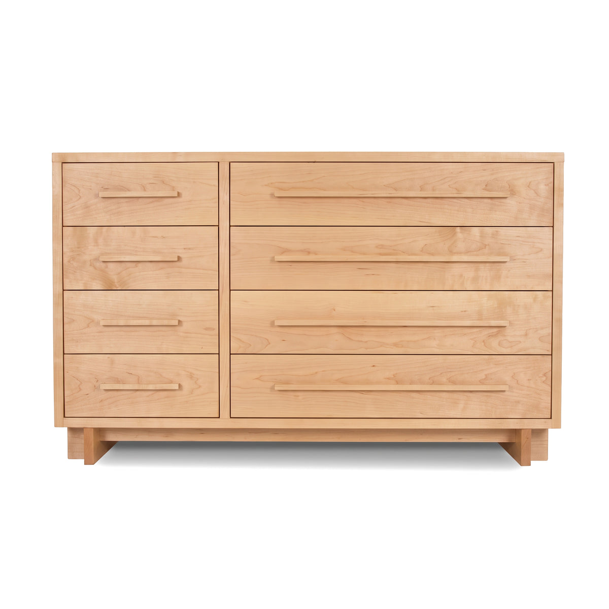Modern American 8-drawer dresser by Vermont Furniture Designs, crafted in solid wood with a sleek, contemporary design.