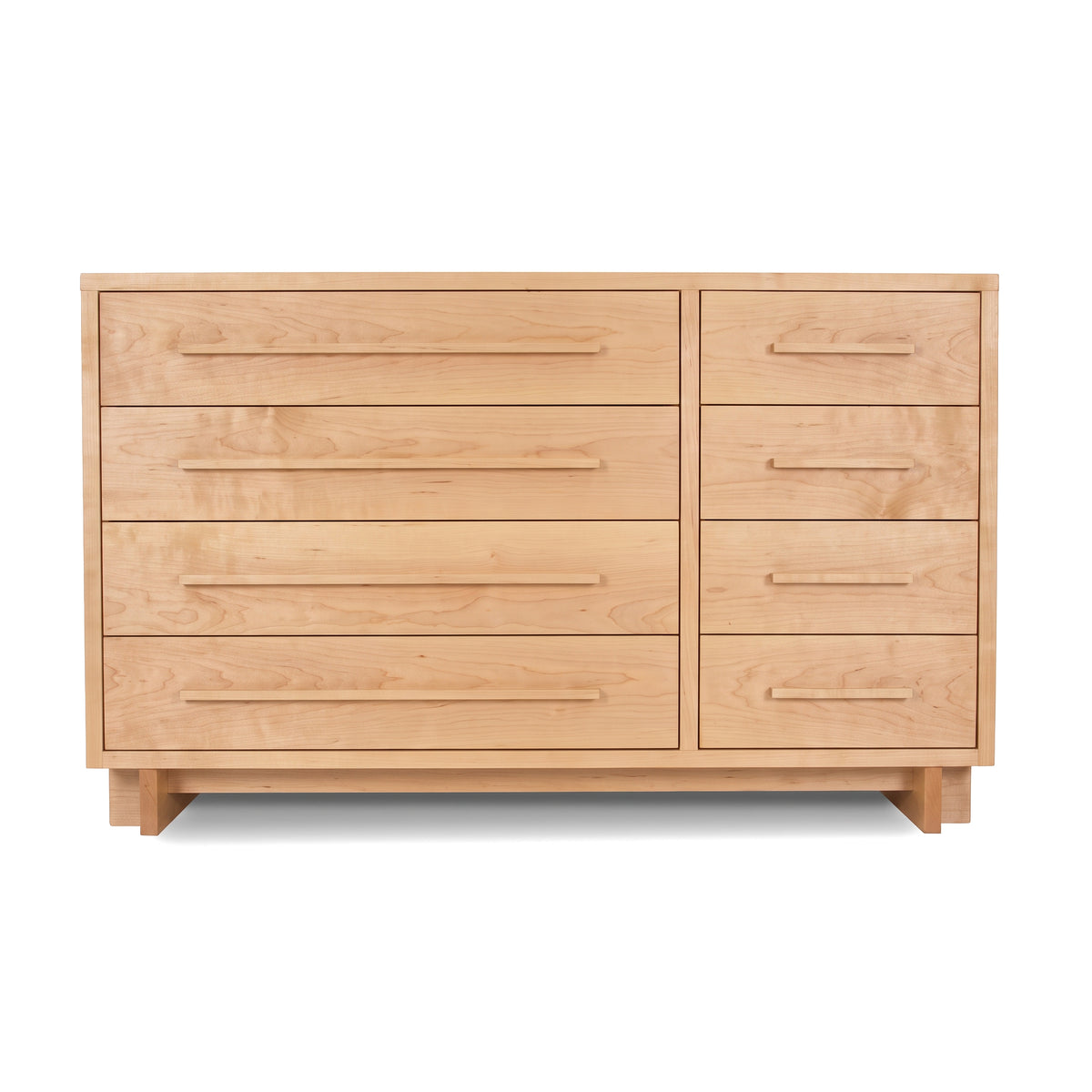 Modern American 8-drawer dresser by Vermont Furniture Designs, crafted from solid wood for spacious bedroom storage and timeless style.