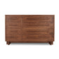 Vermont Furniture Designs Modern American 8-Drawer Dresser #2 with smooth natural finish and ample storage, handcrafted in solid wood.
