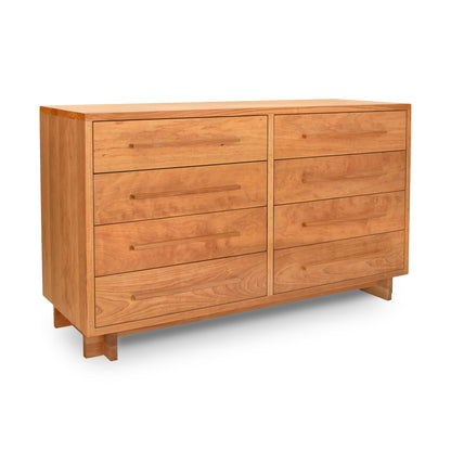 Modern American 8-Drawer Dresser by Vermont Furniture Designs, crafted in Vermont with a natural finish and featuring eight spacious drawers.