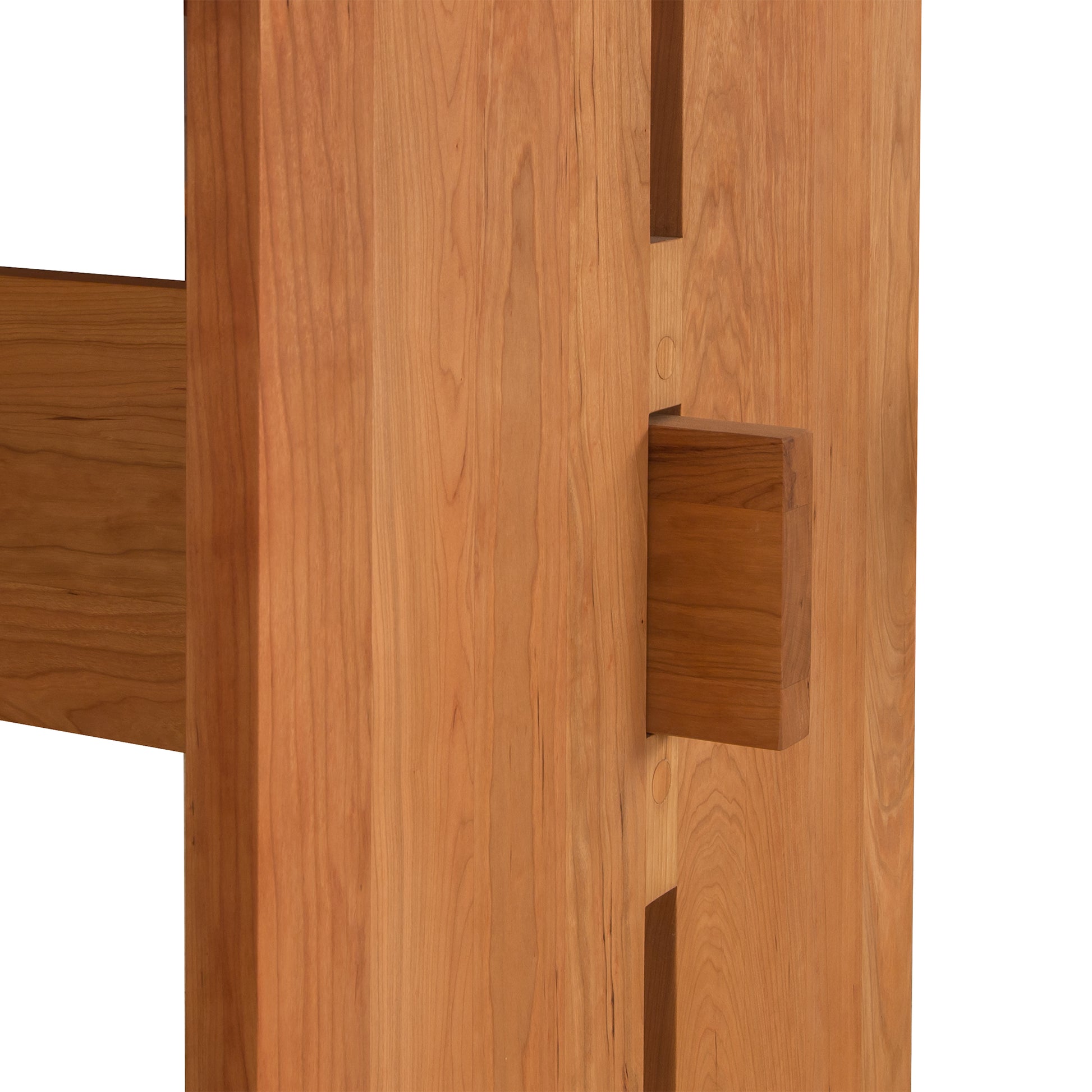A close up image of a Modern American Dining Table from Vermont Furniture Designs.