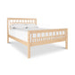 Modern American Trellis Bed by Vermont Furniture Designs in eco-friendly solid hardwood with a signature grid-patterned headboard.