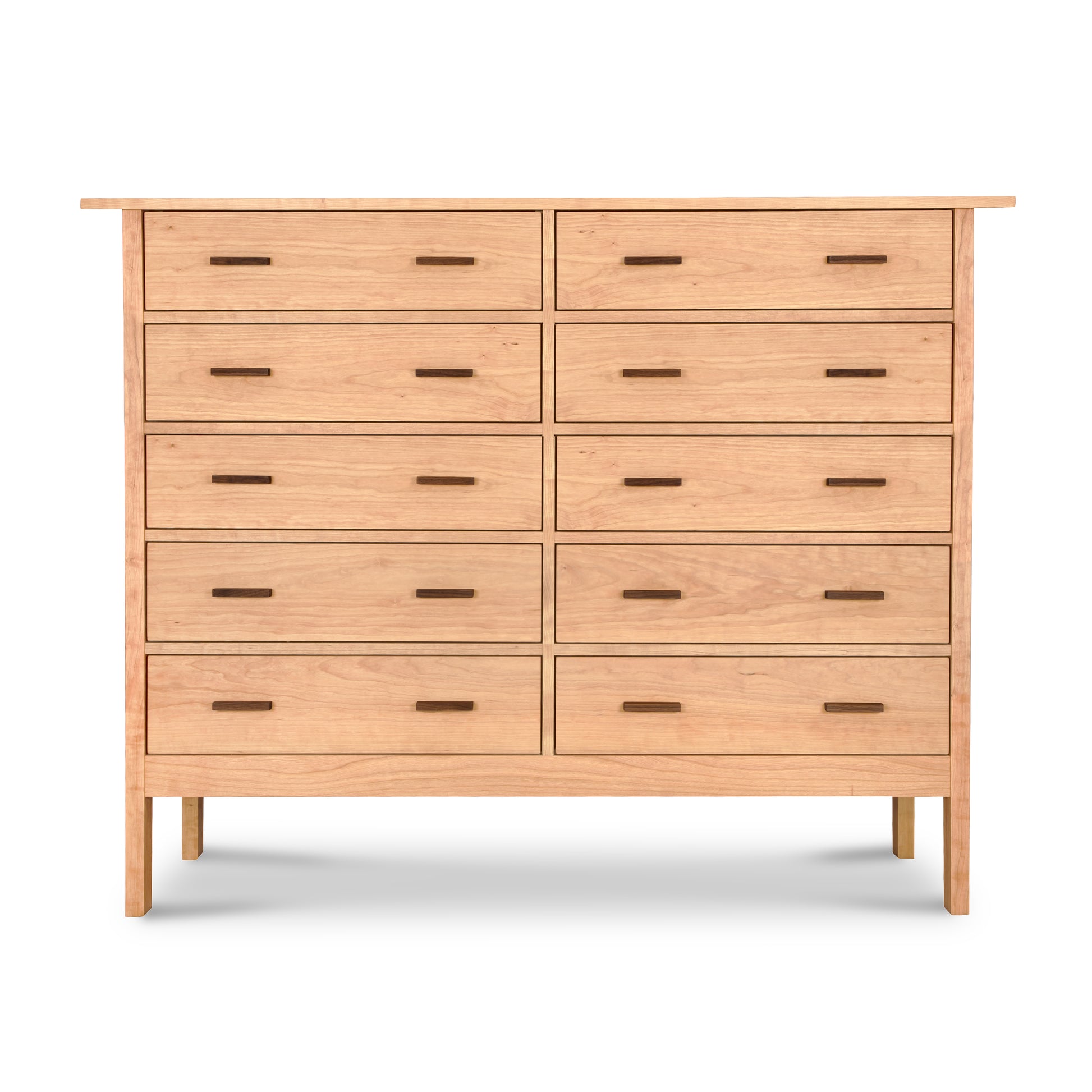 Modern Craftsman 10-Drawer Dresser – Made in Vermont – Vermont Woods Studios