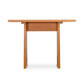 Minimalist modern designer sofa table, handcrafted in Vermont by Lyndon Furniture, showcasing fine American craftsmanship.