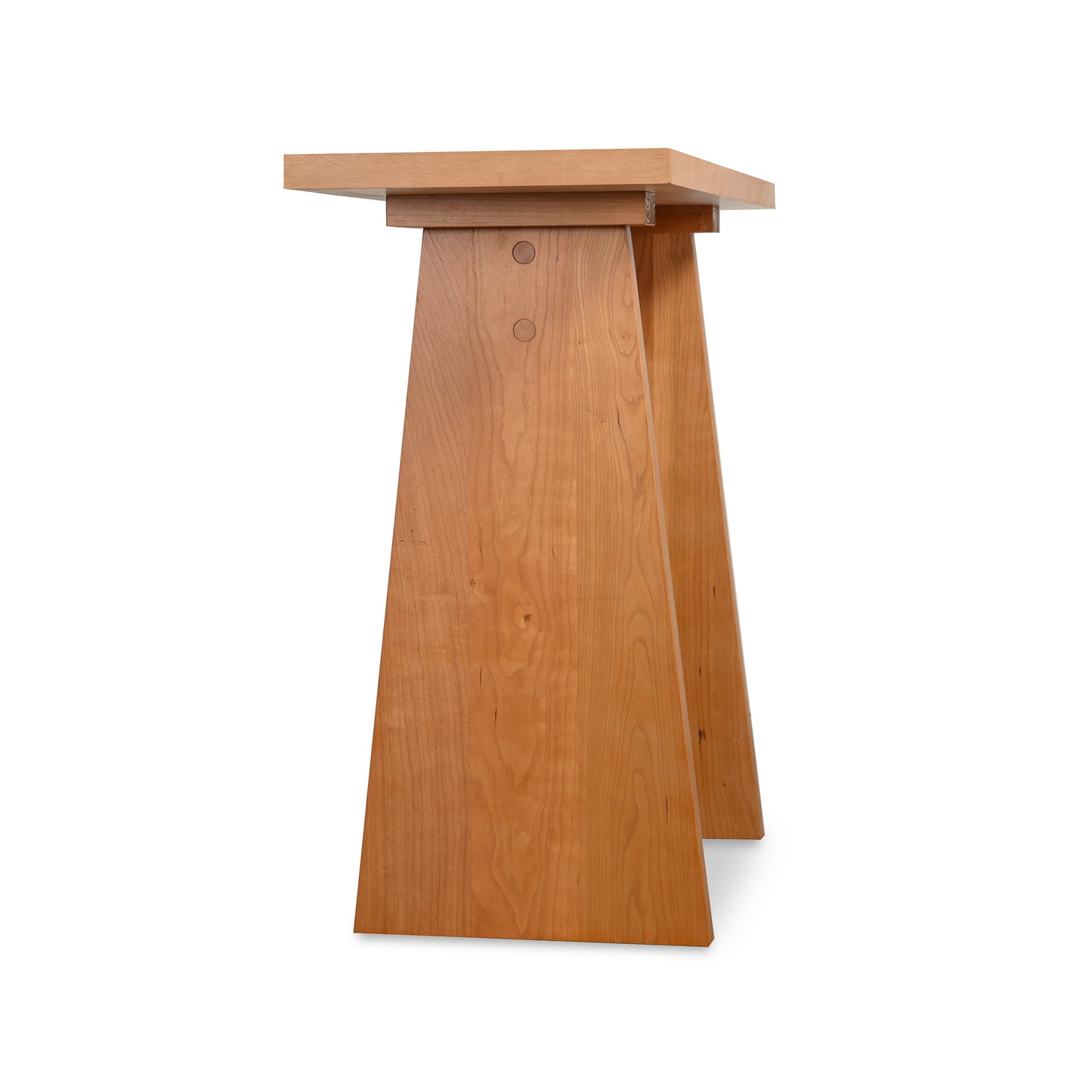 Lyndon Furniture Modern Designer Sofa Table showcasing sleek lines and solid craftsmanship, highlighting quality American-made furniture.