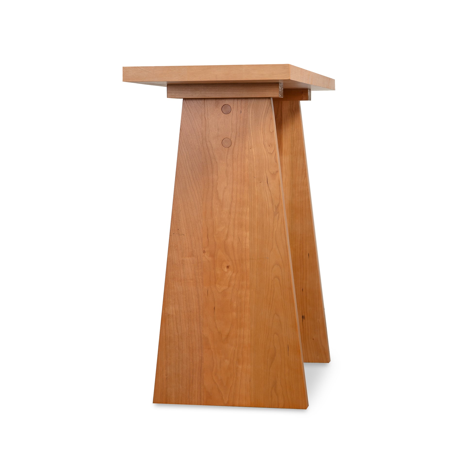 Lyndon Furniture Modern Designer Sofa Table showcasing sleek lines and solid craftsmanship, highlighting quality American-made furniture.
