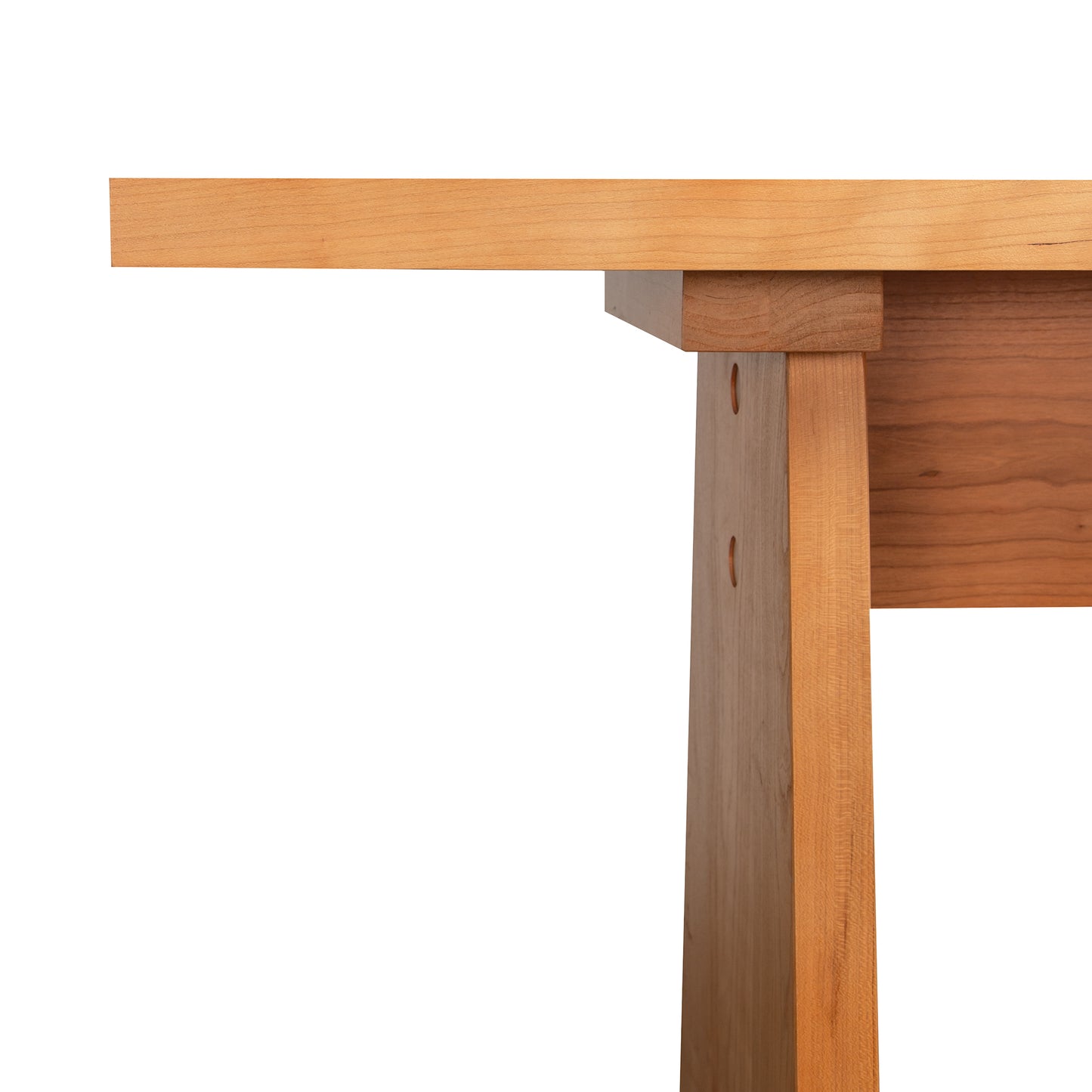 Modern Designer Sofa Table by Lyndon Furniture featuring sleek tabletop and angled legs, expertly crafted in America from premium materials.