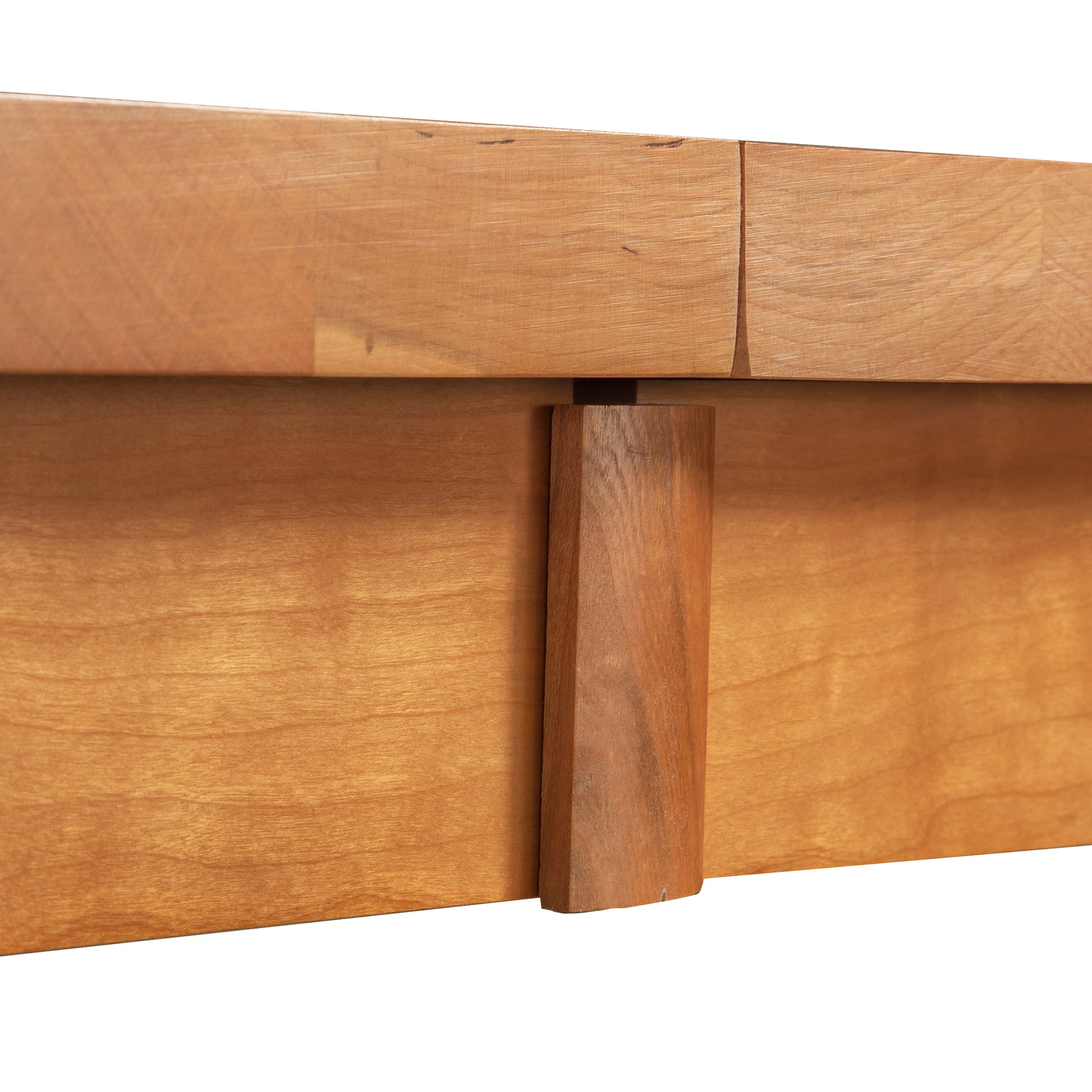 Modern Mission Parsons Extension Table by Lyndon Furniture, handcrafted from sustainably sourced wood with striking natural grain detail.