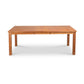 An eco-friendly Lyndon Furniture Modern Mission Parsons Extension Table - Floor Model on a white background.