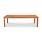 Modern Mission Parsons Extension Table by Lyndon Furniture, crafted from sustainably harvested wood, showcasing clean lines and high-quality craftsmanship.
