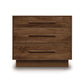 Copeland Furniture Moduluxe 29" chest with solid wood construction and minimalist design featuring long handles.